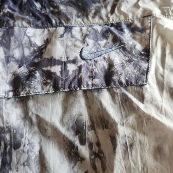 NWT Nike Womens Blue Marl Pull Over Windbreaker Jacket Size Medium - Picture 5 of 5